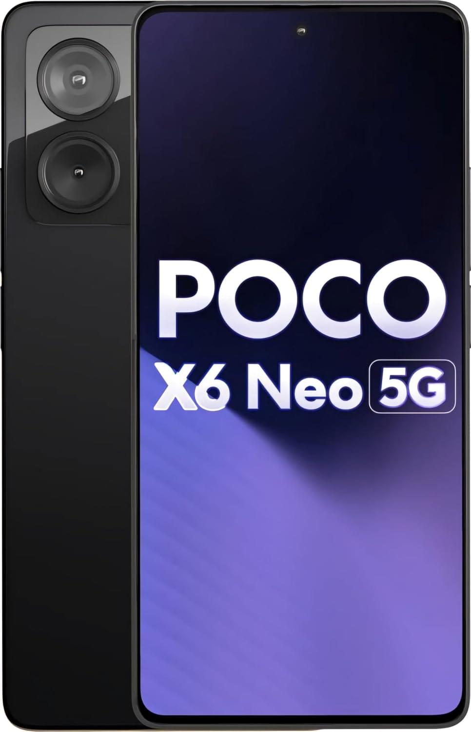 POCO X6 Neo 5G (Astral Black, 8GB RAM, 128GB Storage) POCO X6 Neo 5G (Astral Black, 8GB RAM, 128GB Storage)