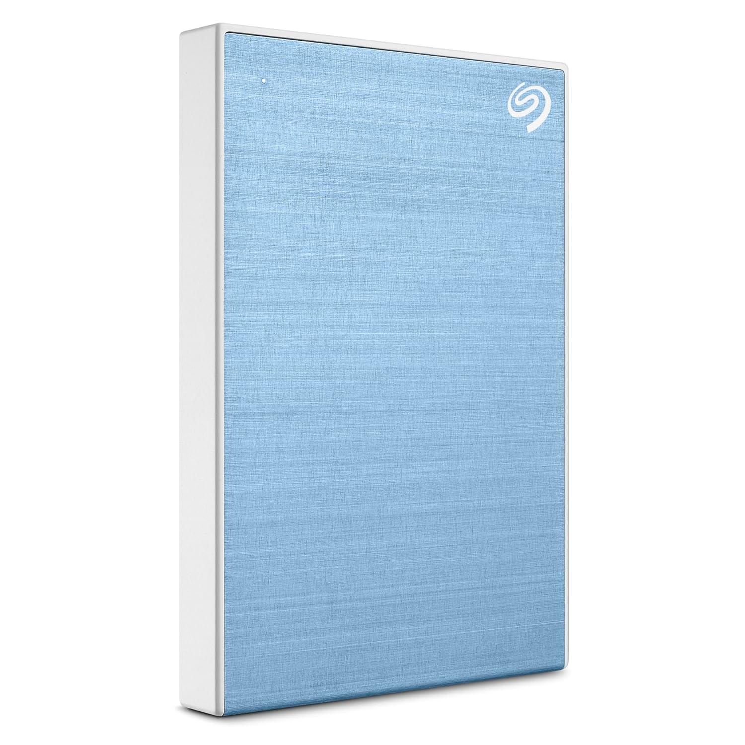 Seagate One Touch 1TB External HDD with Password Protection Light Blue, for Windows and Mac, with 3 Yr Data Recovery Services, and 6 Months Mylio Create Plan and Dropbox Backup Plan (STKY1000402) Seagate One Touch 1TB External HDD with Password Protection Light Blue, for Windows and Mac, with 3 Yr Data Recovery Services, and 6 Months Mylio Create Plan and Dropbox Backup Plan (STKY1000402)